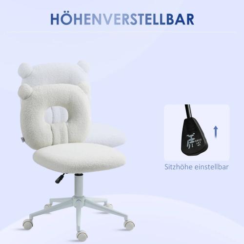 buerostuhl-schreibtischstuhl-hoehenverstellbar-teddyfell-weiss-50x56x90cm