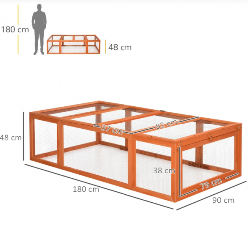 pawhut-freilaufgehege-180x90x48cm-fuer-kleintiere-aufklappbares-dach-tannenholz-orange