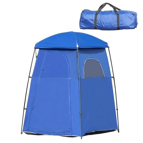 campingzelt-duschzelt-mit-tasche-duschkabine-umkleidekabine-polyester-blau-167x167x218cm