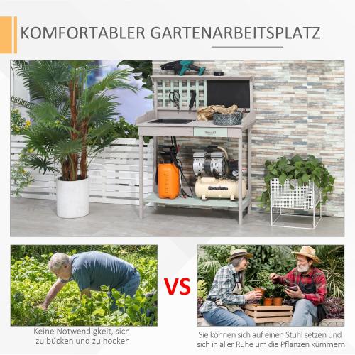 pflanztisch-gaertnertisch-gartentisch-blumentisch-mit-schublade-und-wanne-fuer-den-garten-tannenholz-mintgruen-grau-92x42-5x119-5cm