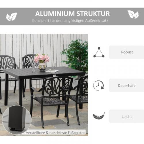 gartentisch-fuer-6-personen-esstisch-aluminiumtisch-gartenmoebel-loungemoebel-pflegeleicht-kunststoff-schwarz-140x90x74cm