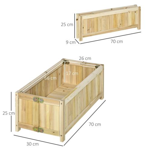 klappbares-hochbeet-massivholz-wetterbestaendig-natur-70cmx30cmx25cm