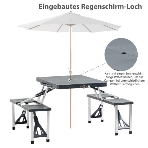 alu-campingtisch-picknick-sitzgruppe-gartentisch-mit-4-sitzen-klappbar-dunkelgrau-136x84-5x66cm