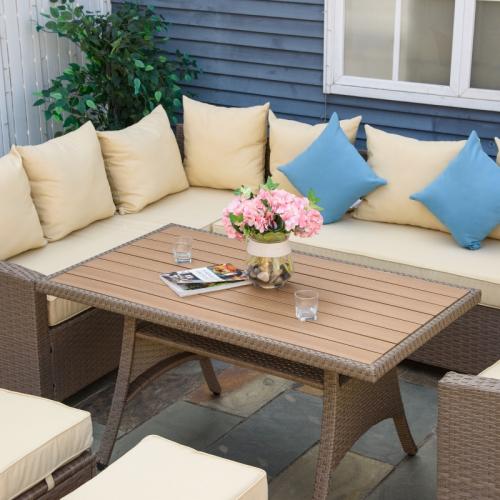 sitzgruppe-gartenlounge-fuer-10-personen-aus-pe-rattan-6-teilig-inkl-kissen-braun-khaki-blau