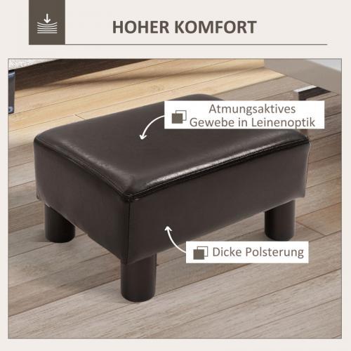 hocker-mit-stoffbezug-in-kunstlederoptik-kaffee-bis-100-kg-40x30x24cm