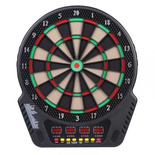 elektronische-dartscheibe-dartboard-dart-set-mit-led-anzeige-mit-automatischer-wertung-soundeffekte-6-darts-24-dartkoepfe-27-spiele-und-243-trefferoptionen-fuer-16-spieler-44x51-5x3-2cm