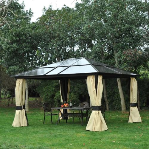 hardtop-gartenpavillon-4-2x3-6m-vorhaenge-mit-fliegennetz-alugestell-braun-creme