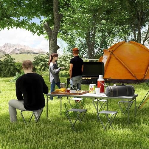 picknick-set-klapptisch-mit-stuehlen-campingtisch-klappbar-silber-180x60x70cm