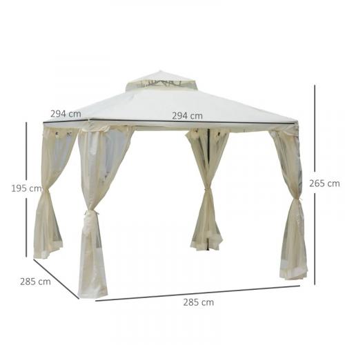 gartenpavillon-pavillon-gartenzelt-festzelt-partyzelt-mit-4x-seitenwand-wetterfest-metall-polyester-cremeweiss-2-94x2-94x2-65m