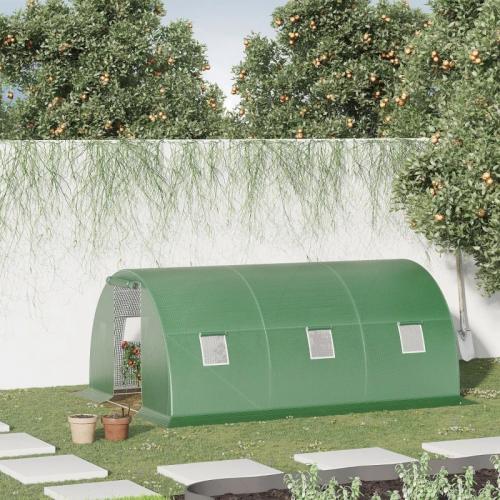 foliengewaechshaus-begehbares-polytunnel-4-5x3m-gewaechshaus-mit-6-fenster-treibhaus-frostschutz-stahlrohr-dunkelgruen