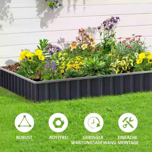 hochbeet-aus-stahl-diy-gartenbeet-mit-t-form-pflanzenschilder-handschuhe-pflanzenbeet-kraeuterbeet-blumentreppe-fuer-balkon-garten-dunkelgrau-258x90x30cm