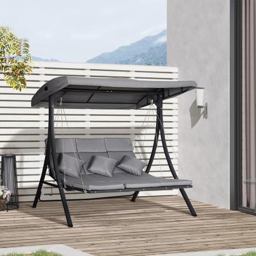 hollywoodschaukel-3-sitzer-schaukelbank-mit-verstellbarem-sonnendach-gartenschaukel-mit-kissen-bis-270-kg-belastbar-metall-texteline-grau-200x115x168cm