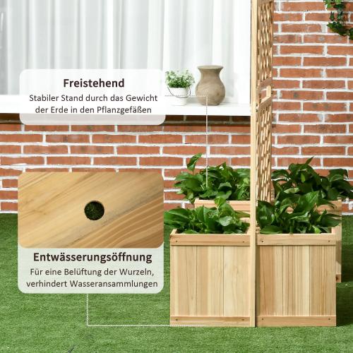 paravent-sichtschutz-fuer-garten-dreifach-klappbar-4-blumenkaesten-massivholz-naturfarbe-133x62x165cm