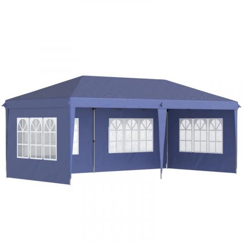 faltpavillon-6x3m-halboffen-abnehmbare-seitenwaende-grosse-fenster-tragetasche-stahlrahmen-blau