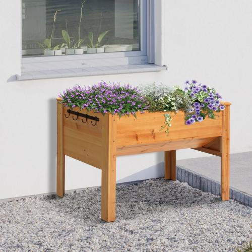 hochbeet-aus-holz-kraeuterbeet-pflanzkasten-mit-abflussloch-haken-blumenkasten-mit-fuessen-massivholz-natur-120x60x81cm