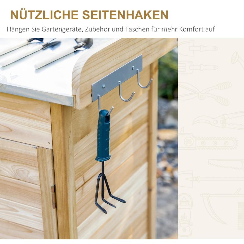 pflanztisch-mit-verzinkter-arbeitsplatte-gaertnertisch-mit-schublade-schrank-garten-arbeitstisch-massivholz-natur-112x48x125cm