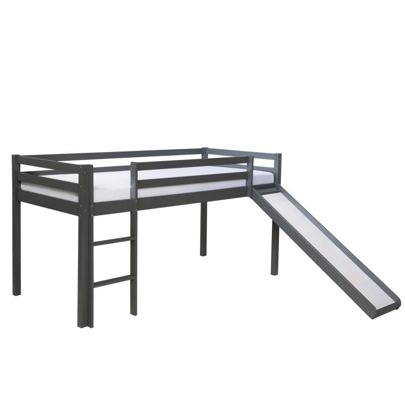 hochbett-spielbett-kinderbett-mit-lattenrost-matratze-leiter-rutsche-holz-massiv-grau-90x200cm