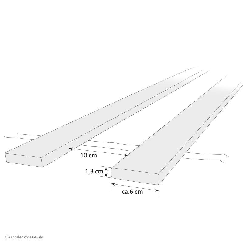 Lattenrost - 180 x 200 cm - Rolllattenrost Kiefer Massivholz Bett Rollrost