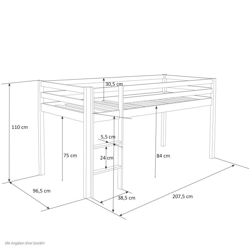 hochbett-spielbett-kinderbett-mit-lattenrost-matratze-leiter-weiss-grau-holz-massiv-90x200cm