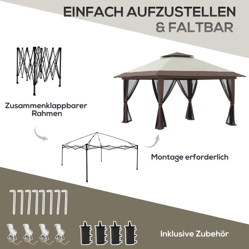 faltpavillon-hoehenverstellbar-4-netzwaende-lueftungsdach-tragetasche-schnellaufbau-4x4x3m-beige