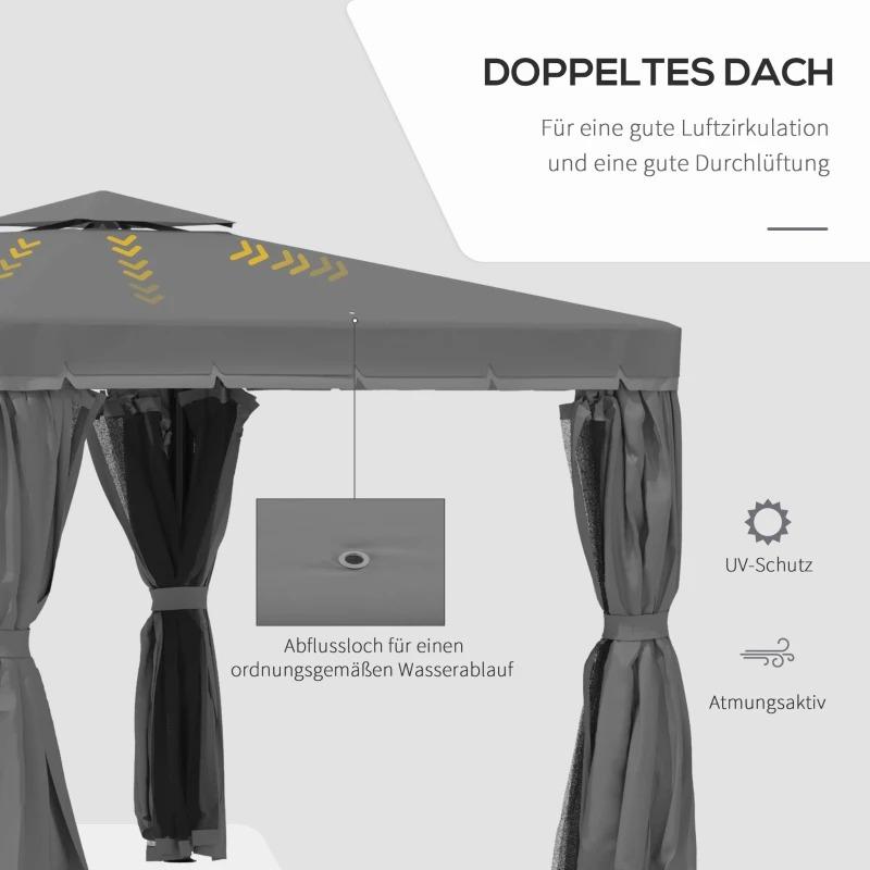 gartenpavillon-pavillon-2-96x2-96m-gartenzelt-mit-doppeldach-festzelt-partyzelt-mit-4x-seitenteile-moskitonetz-wetterfest-aluminium-polyester-dunkelgrau