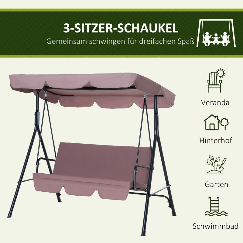 outsunny-hollywoodschaukel-gartenschaukel-3-sitzer-mit-dach-altrosa