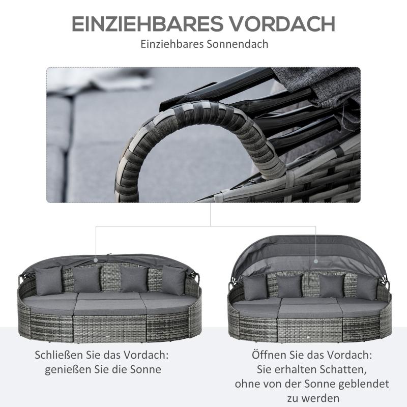 rattan-sonneninsel-4-teilige-liegeinsel-mit-sonnendach-sitzgruppe-4-kissen-metall-grau-230x145x80cm