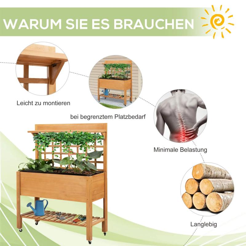 hochbeet-pflanztisch-blumentisch-arbeitstisch-gaertnertisch-gewaechshaus-holzpflanztisch-fuer-garten-balkon-tanne-nicht-gewebter-stoff-braun-105x40x135cm