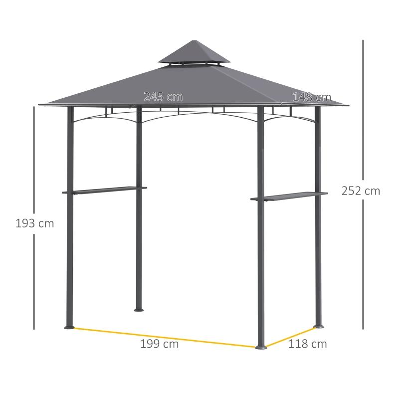 grillpavillon-gartenzelt-grill-pavillon-balkonpavillon-mit-ablagen-flammhemmendes-doppeldach-grau-245x148x252cm