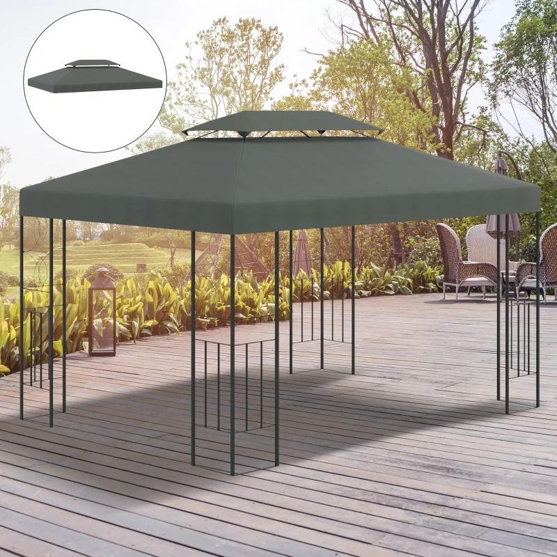 ersatzdach-pavillondach-fuer-metallpavillon-gartenpavillon-partyzelt-gartenzelt-polyester-3x4m-dunkelgrau