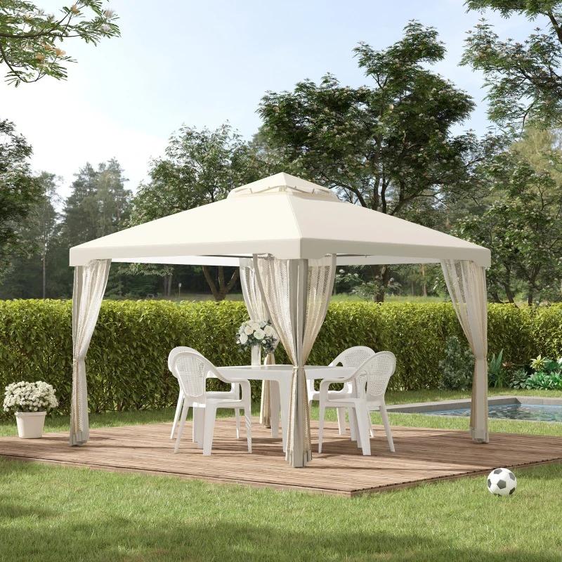 gartenpavillon-pavillon-gartenzelt-festzelt-partyzelt-mit-4x-seitenwand-wetterfest-metall-polyester-cremeweiss-2-94x2-94x2-65m