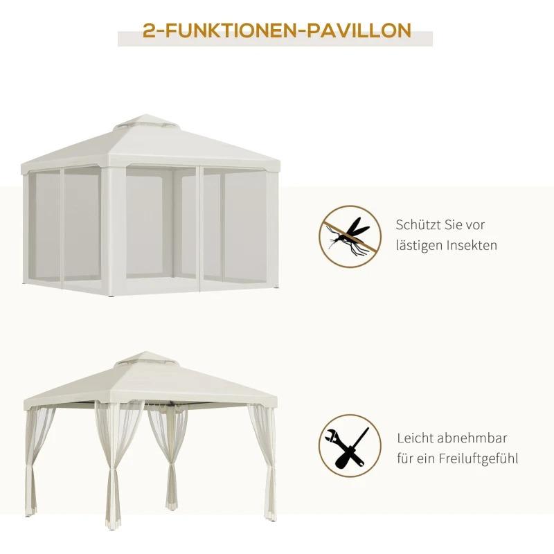 gartenpavillon-pavillon-gartenzelt-festzelt-partyzelt-mit-4x-seitenwand-wetterfest-metall-polyester-cremeweiss-2-94x2-94x2-65m