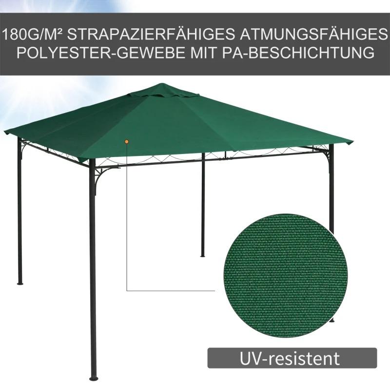 ersatzdach-fuer-gartenpavillon-8-wasserabflussloecher-einfache-montage-polyester-gruen-2-98x2-95m