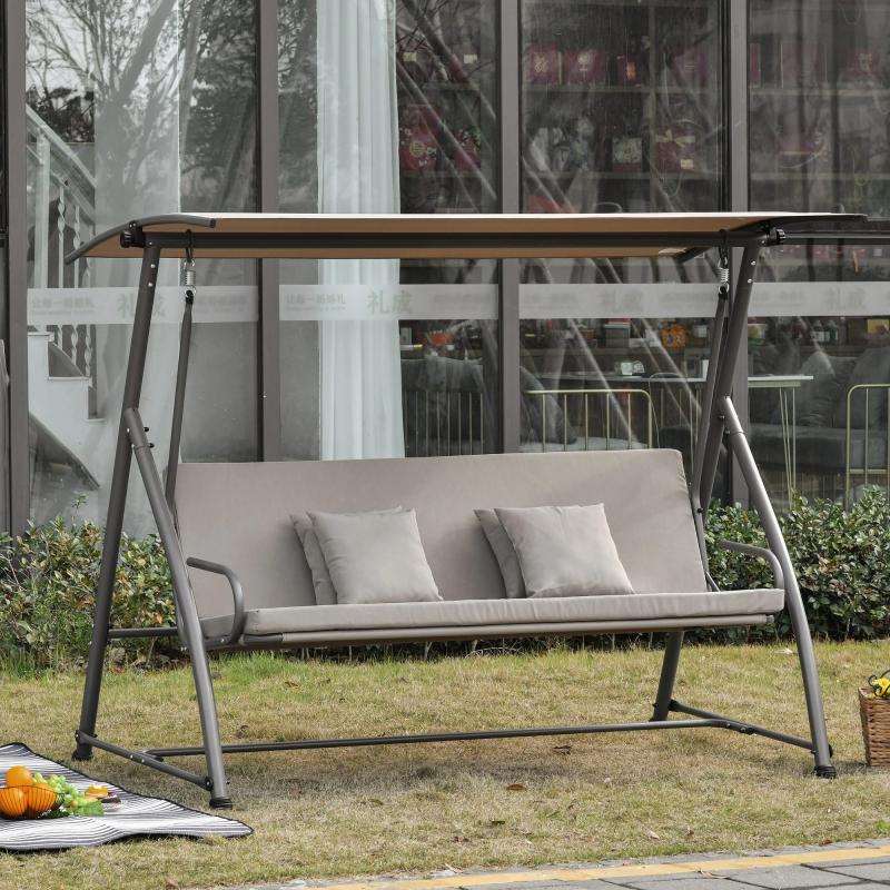 hollywoodschaukel-gartenschaukel-haengebank-3-sitzer-schaukel-mit-verstellbarem-dach-liegefunktion-polyester-braun-215x120x165cm