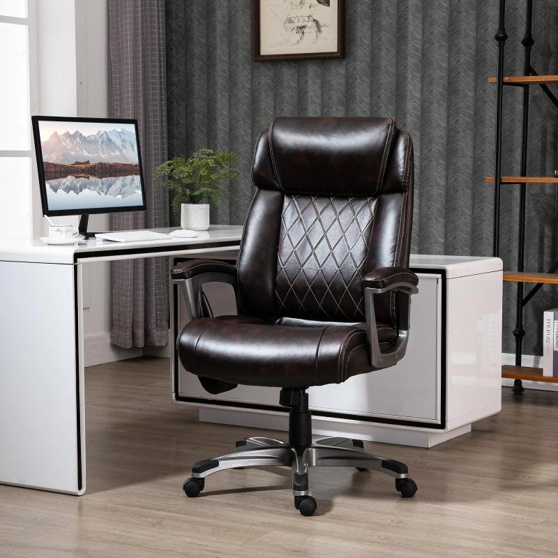 massage-buerostuhl-6-punkt-massage-ergonomisch-kunstleder-braun-70x76-5x114-124cm