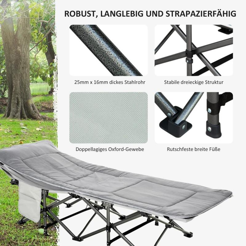 campingbett-klappbar-feldbett-klappbett-mit-kopfkissen-seitentasche-matratze-gaestebett-bis-150kg-belastbar-reisen-outdoor-oxford-hellgrau-188x64-5x53cm