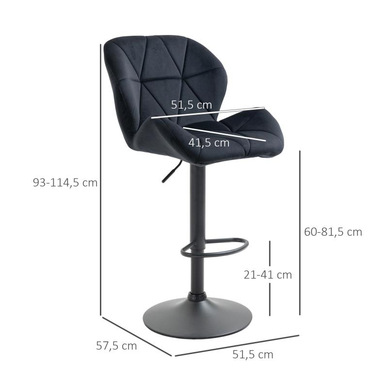 2er-set-barhocker-tresenhocker-drehbar-hoehenverstellbar-samt-schwarz-51-5x57-5x93-114-5cm