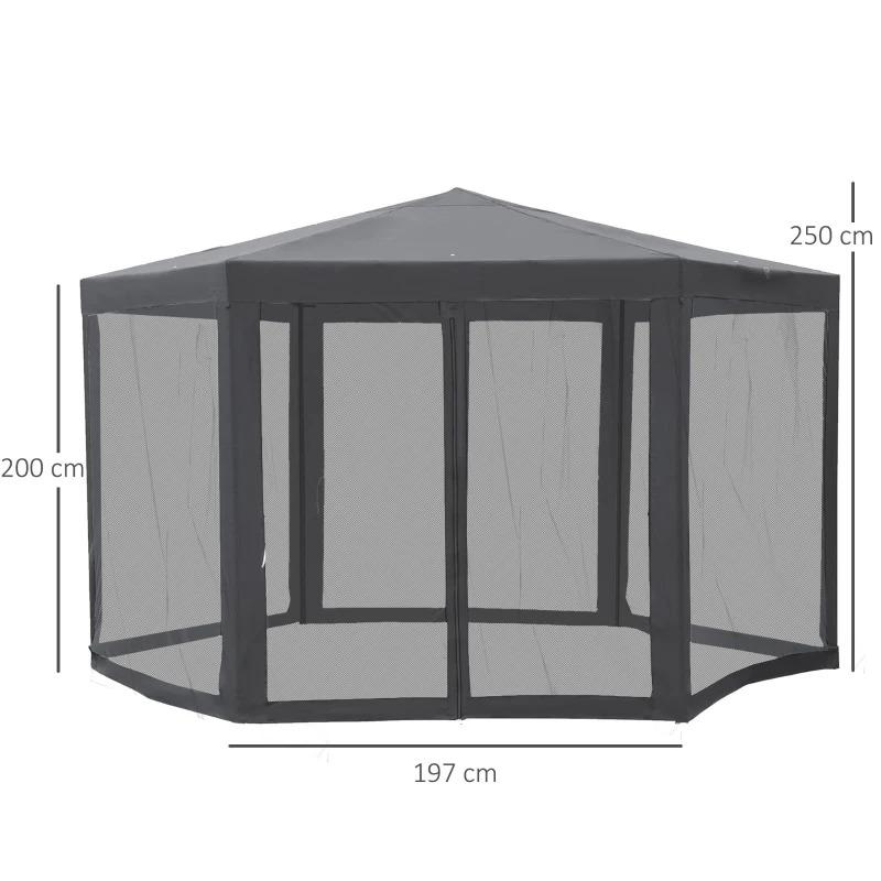 pavillon-gartenpavillon-mit-moskitonetz-partyzelt-gartenzelt-festzelt-zelt-6-eckig-polyester-metall-grau-394x341-2x250cm