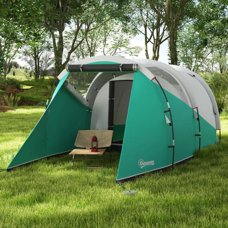 campingzelt-fuer-4-5-personen-separate-wohn-schlafraeume-gruen-460x260x190cm