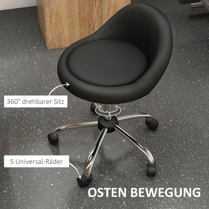 arbeitshocker-drehhocker-rollhocker-hoehenverstellbar-drehbare-sitzflaeche-schwarz-silber-35x35x83cm