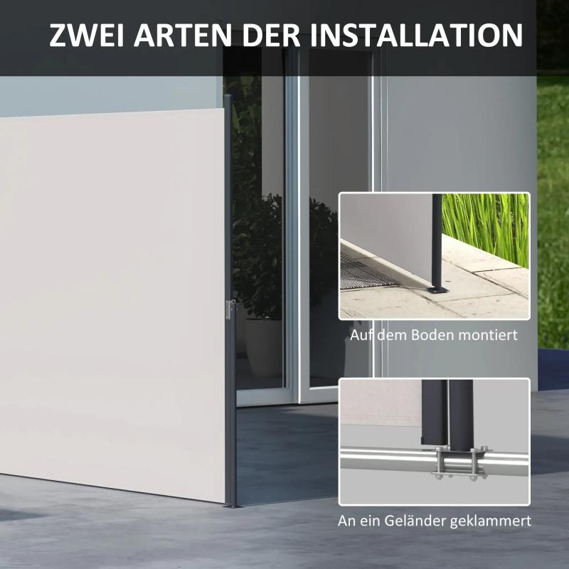 seitenmarkise-seitenrollo-ausziehbar-sichtschutz-aluminium-polyester-hellgrau-300x140cm