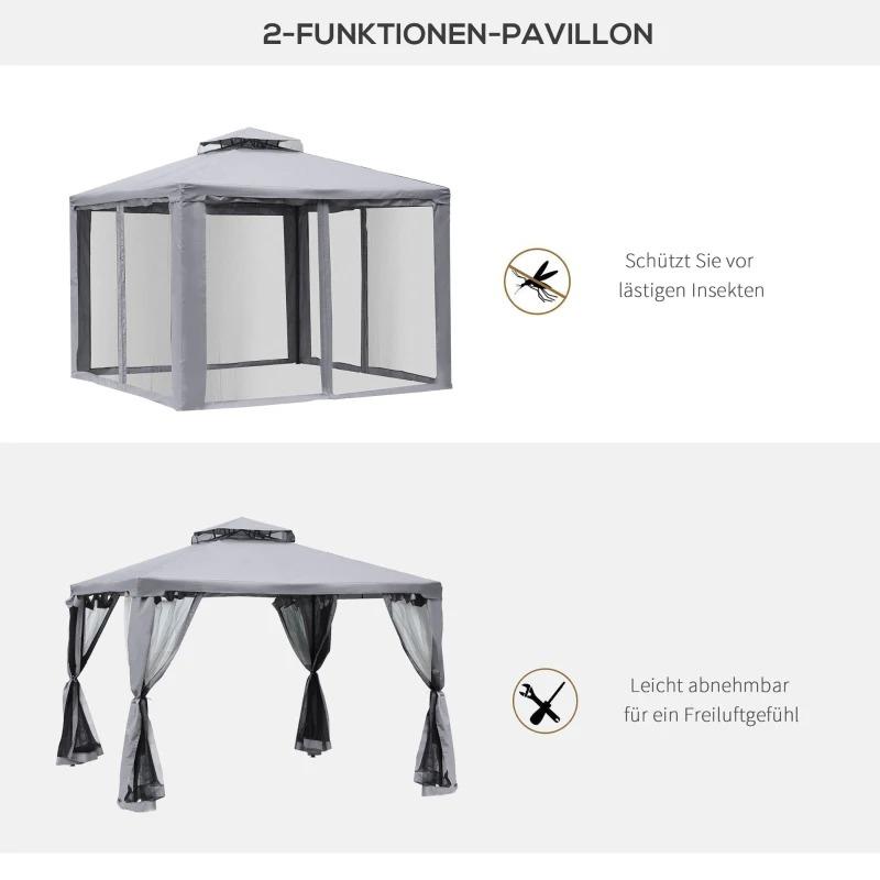 gartenpavillon-pavillon-gartenzelt-festzelt-partyzelt-mit-4x-seitenwand-wetterfest-metall-polyester-hellgrau-2-94x2-94x2-65m