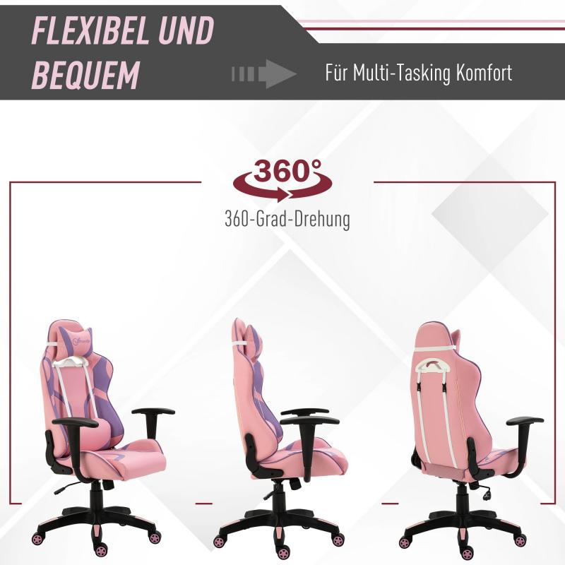 gaming-stuhl-buerostuhl-drehstuhl-verstellbares-massagekissen-hoehenverstellbar-rosa-violett-69x56x125-5cm