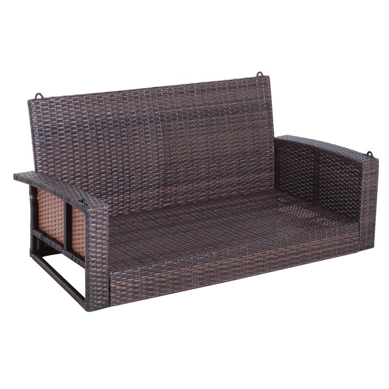 haengebank-2-sitzer-rattan-gartenschaukel-mit-sitzkissen-haengeschaukel-hollywoodschaukel-schaukelbank-gartenbank-braun-127x65x60cm