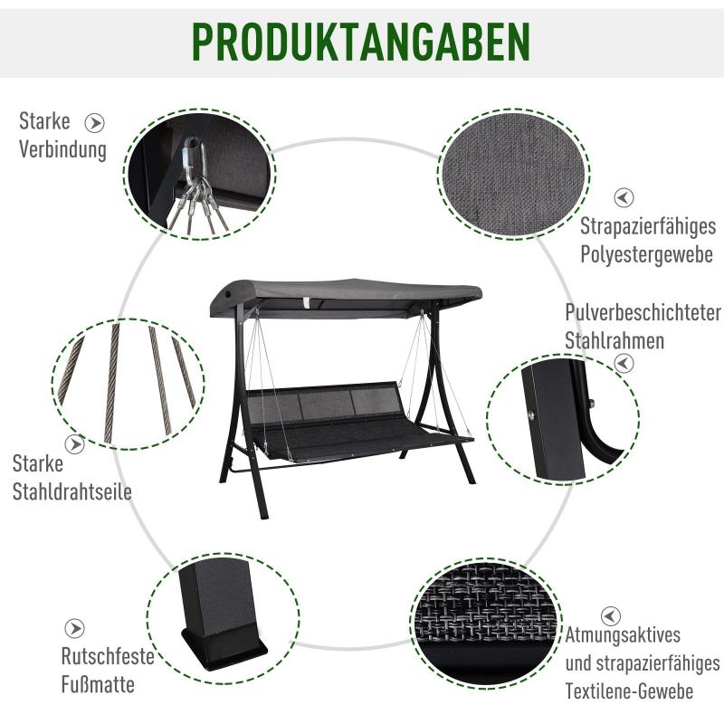 hollywoodschaukel-3-sitzer-schaukelbank-mit-verstellbarem-sonnendach-gartenschaukel-mit-kissen-bis-270-kg-belastbar-metall-texteline-grau-200x115x168cm