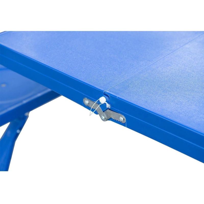 alu-campingtisch-picknick-sitzgruppe-gartentisch-mit-4-sitzen-klappbar-blau-136x84-5x66cm