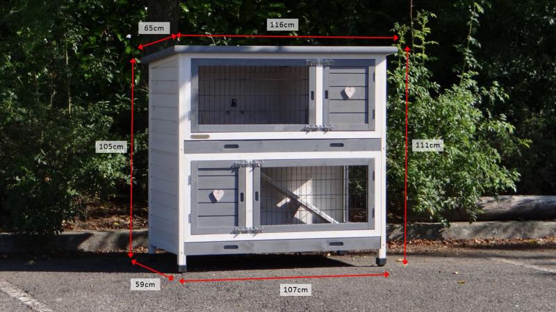 kaninchenstall-mit-auslauf-small-2-etagen-aus-kiefernholz-mit-schublade-116x65x111cm