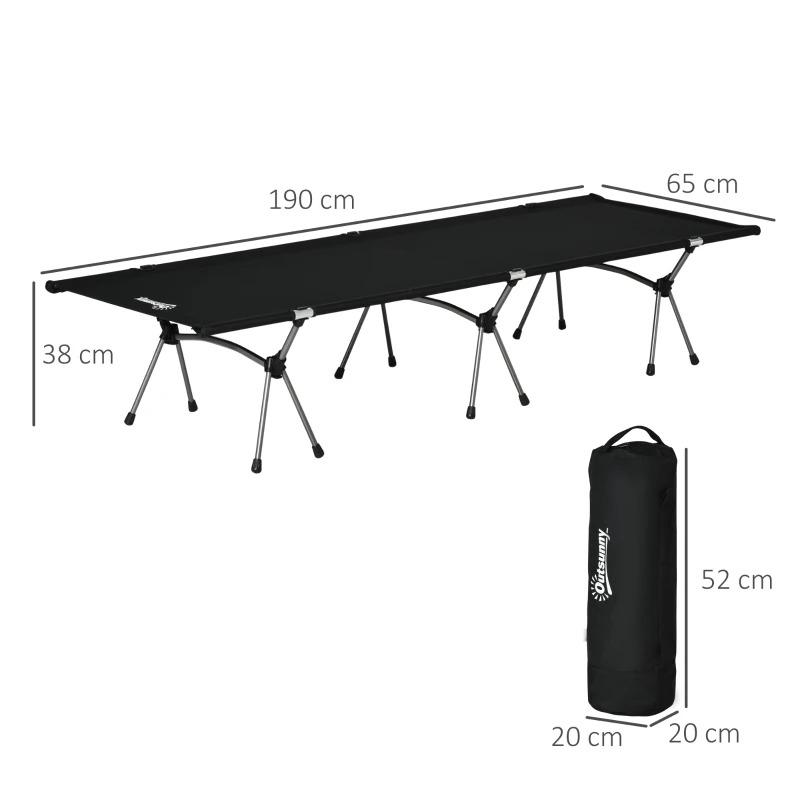 campingbett-klappbar-aluminium-feldbett-klappbett-mit-tragetasche-hoehenverstellbar-bis-150kg-belastbar-oxford-schwarz-190x65x38cm