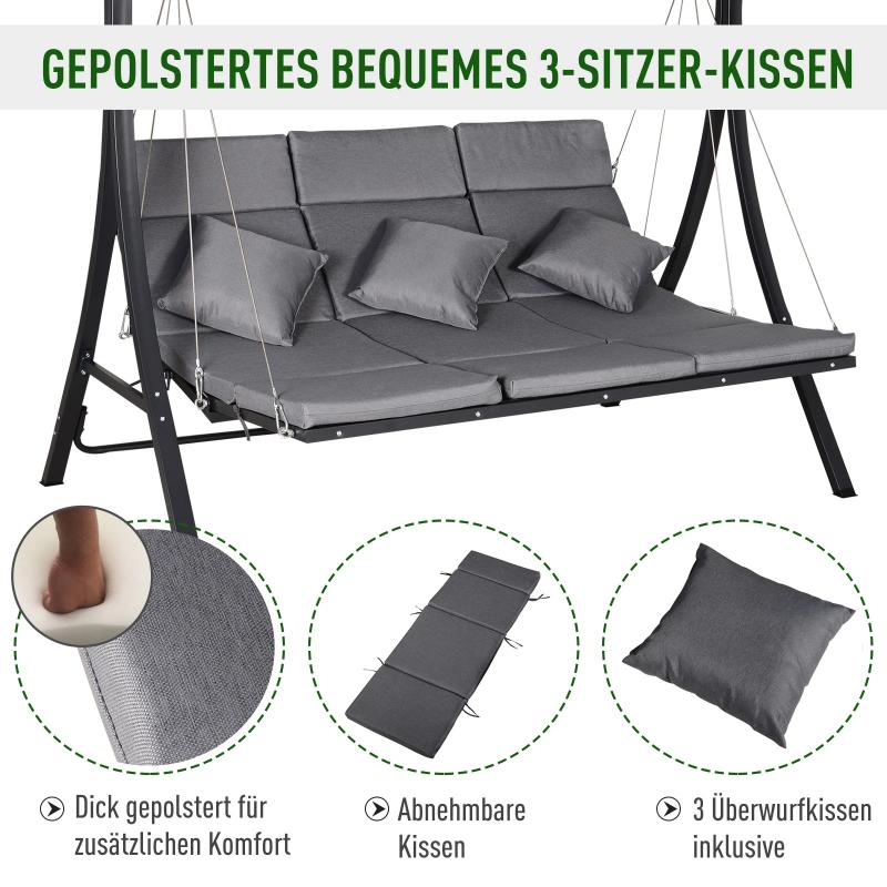 hollywoodschaukel-3-sitzer-schaukelbank-mit-verstellbarem-sonnendach-gartenschaukel-mit-kissen-bis-270-kg-belastbar-metall-texteline-grau-200x115x168cm