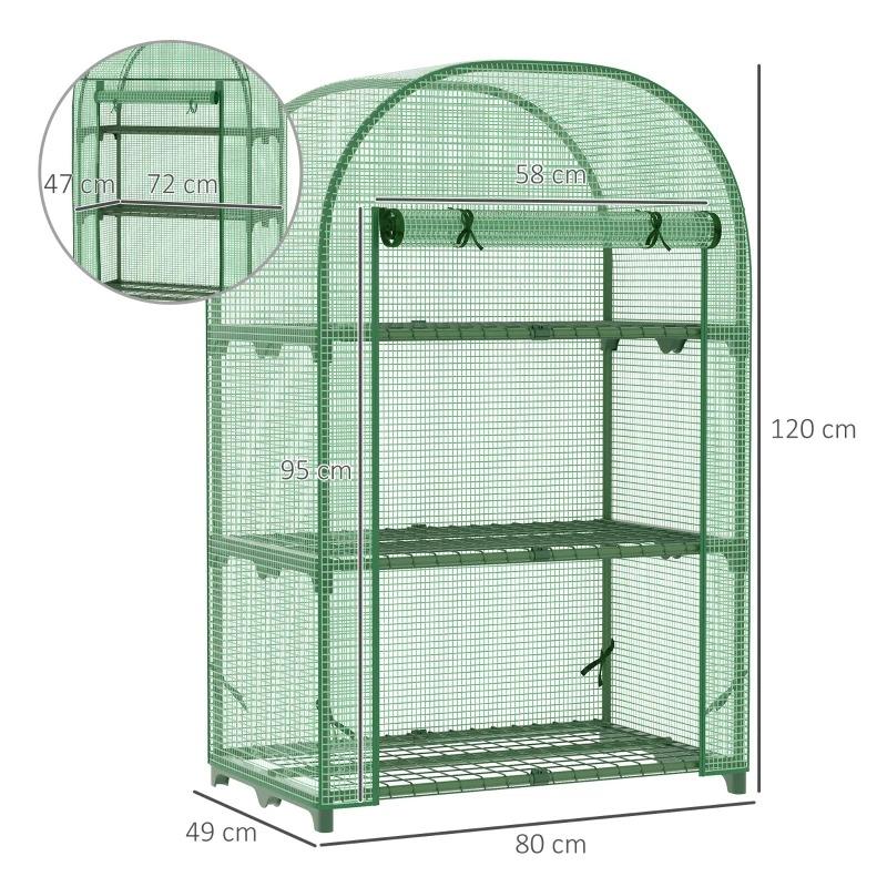 foliengewaechshaus-balkon-mit-3-ablagen-mini-gewaechshaus-treibhaus-tomatenhaus-pflanzenhaus-fruehbeet-metall-gruen-80x49x120cm